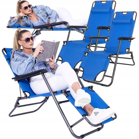 LETTINO 2pz GIARDINO PIEGHEVOLE SEDIA ZERO GRAVITY TURISTICO LETTINI DA SPIAGGIA