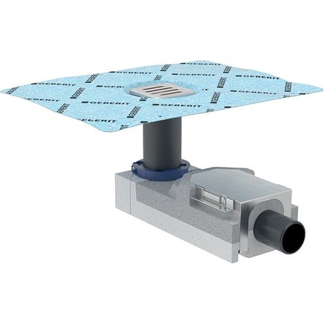 Geberit Duschbodenablauf für Estrichhöhe am Einlauf 90-220mm Außendurchmesser 50mm (1/5)