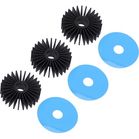 Lot de 3 dissipateurs thermiques ronds de 36 mm pour moteurs pas à pas haute efficacité, en aluminium, pour imprimantes 3D. (1/5)