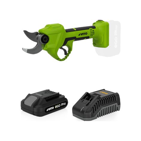 Tijera podar VITO Brushless ego20v li + bateria + cargador