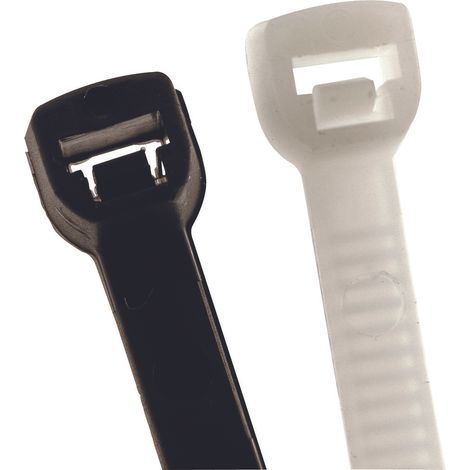 COLLIERS DE CABLAGE - 368x4,8MM - PA 6.6 - D25MM - NOIRS - UV / Bizline