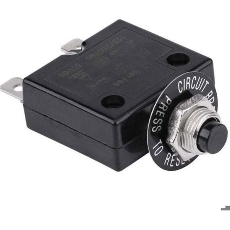 Disjoncteur Thermique - 5 A - Réinitialisation Manuelle - Protection Contre Les Surcharges - 125-250 V AC - 50 V DC - 1 Pièce (1/5)