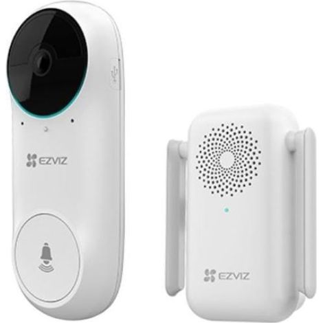 Timbre de video conectado - EZVIZ - DB2 PRO - Con batería recargable - Blanco (1/2)