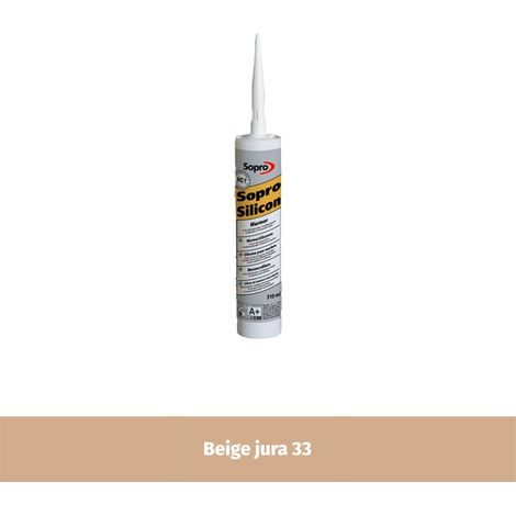 Mastic silicone pour pierre naturelle - Beige jura 33 - 310 ml (1/3)