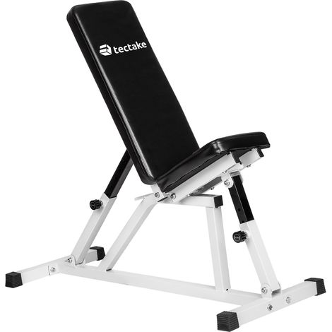 Appareil d'Entraînement Banc de Musculation pour Abdominaux - noir/blanc (1/5)