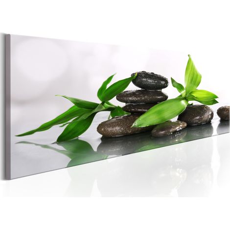 Quadro - SPA: Bamboo and Stones - 150x50 (1/4)