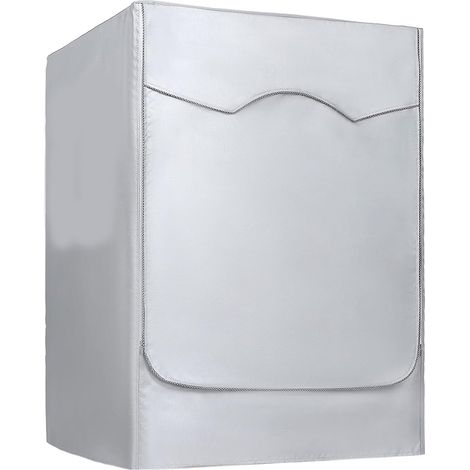 (60  65  85cm)Housse Imperméable pour Machine  Laver et Sèche-Linge d'Extérieur Anti-âge et Protection Solaire Housse Avec Poche Rangement Latérale (1/5)
