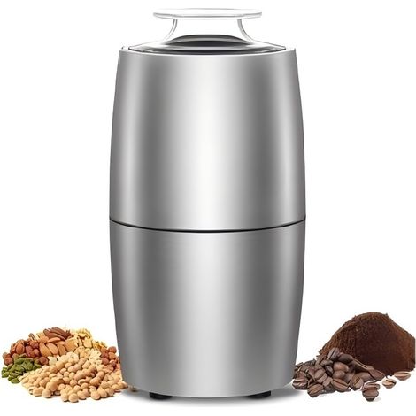 Moulin à café électrique, 200 W 220-240 V, double fonction pour moudre le café et les épices, un petit appareil de cuisine pratique.