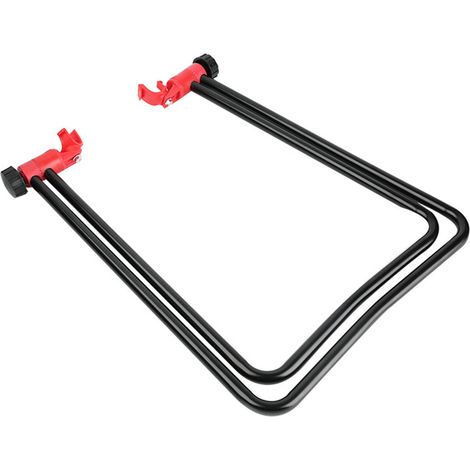 Support de stationnement pliable en forme de U, en alliage d'aluminium et PVC, robuste, support vertical de réparation pour sol (1/2)
