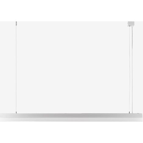 Plafonnier LED linéaire en aluminium (120 cm) Joren SKLUM Gris Chromé (1/4)