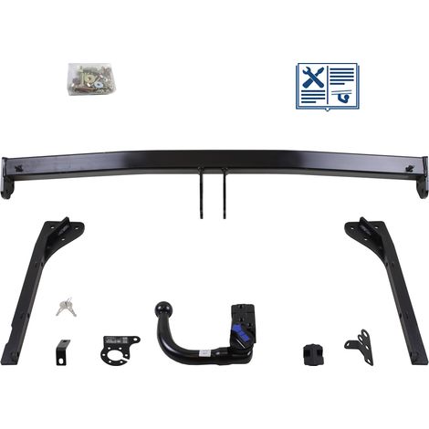 Attelage rotule démontable AUTO-HAK + faisceau Trail-Tec universel 7 broches - CHRYSLER VOYAGER IV (1/2)