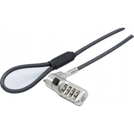 DACOMEX Antivol à code 4 chiffres pour portable HP encoche Nano 2,5 x 6 mm (DAC-915077)
