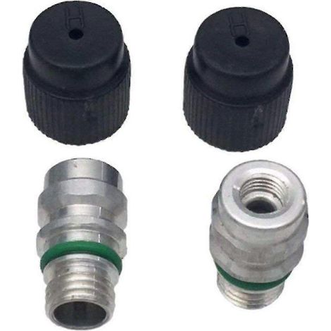 (Lot de 5) Valve de port de charge CA haute tension mâle M12x1,5 avec capuchons pour MT0105, 800-955, 59946, 524 (1/5)