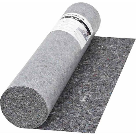 vidaXL Fieltro antideslizante de pintor 50 m 280 g/m² gris (1/2)