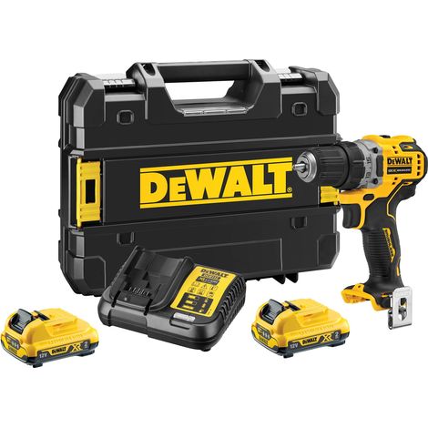 Perceuse-visseuse compacte Brushless 12V XR, DCD701D2-QW (1/5)