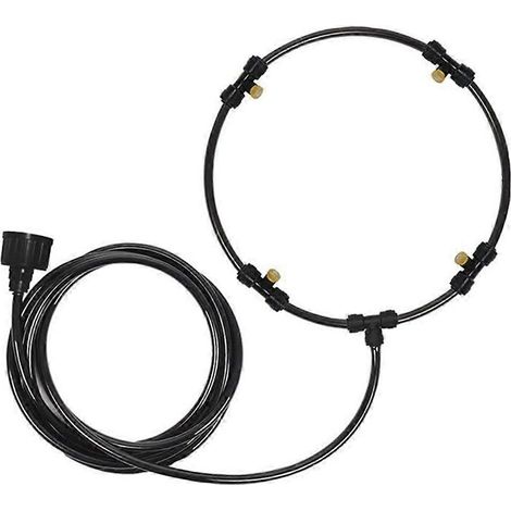 Anneau de refroidissement de 40 cm (16 pouces), kit de ventilateur d'extérieur pour une brise rafraîchissante sur la terrasse, accessoires pour ventilateur de jardin et terrasse (norme européenne) (1/5)