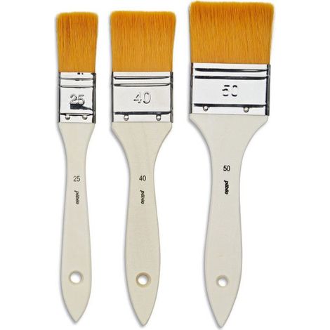 3 spalters - Plat - Acrylique et huile - Polyamide doré - N°25 - N°40 - N°50 - Pébéo (1/5)