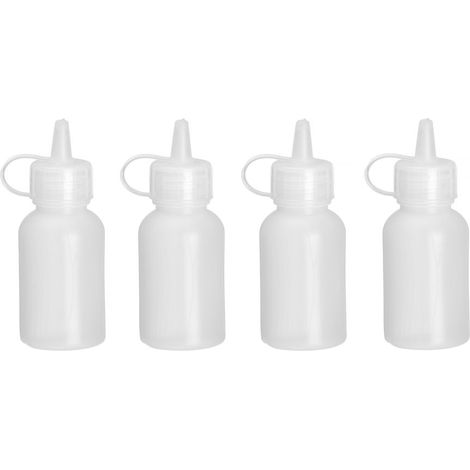 HENDI Mini-Saucenspender – 4er-Set, 0,05L, Transparent, ⌀35x(H)100mm (1/5)
