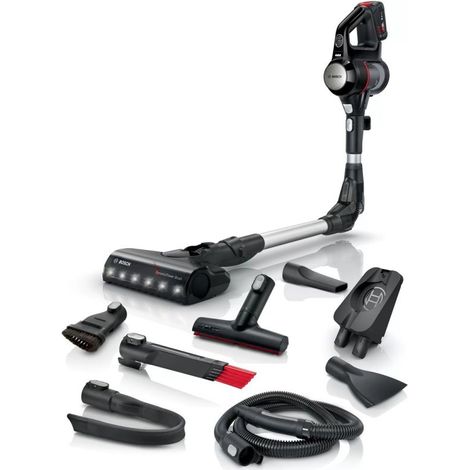 Bosch BCS711PET Aspirateur balai sans fil noir rouge 18V (1/3)