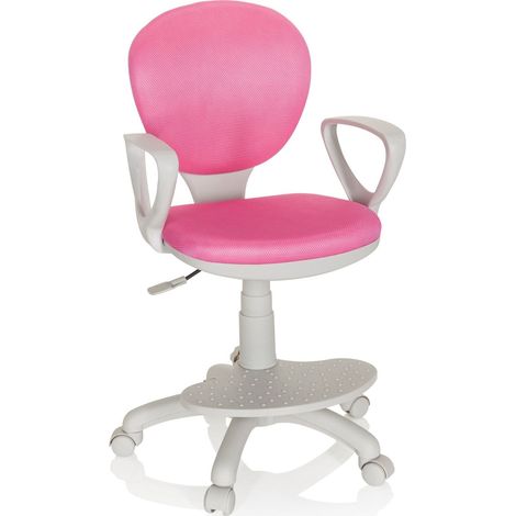 Kinderstuhl / Kinderschreibtischstuhl KID COLOUR G1 Stoff pink hjh OFFICE (1/5)