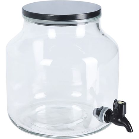 CARAFFA DISPENSER CON TAPPO ERMETICO 5,2 litri- 2 pezzi - BricoGo