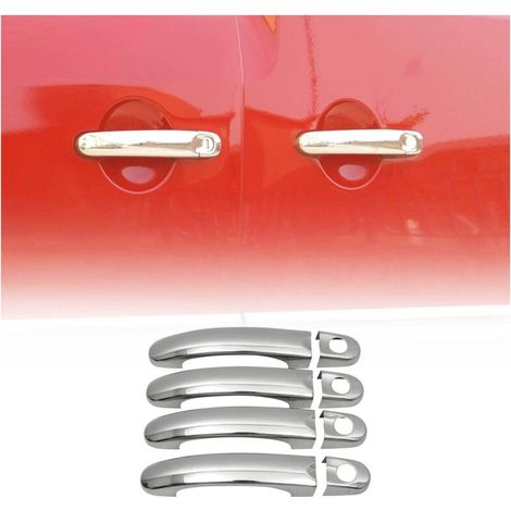 Poignées de porte pour Volkswagen Transporter T5 2003-2015 modèles quatre portes, acier inoxydable, jeu de 8 pièces. (1/5)
