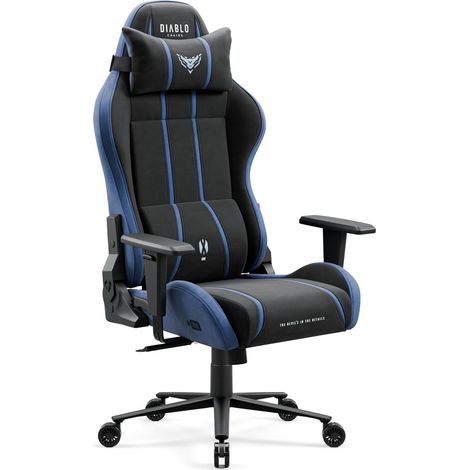 Stoff Gaming Stuhl Diablo X-One 2.0 Normal Size, Night Blue