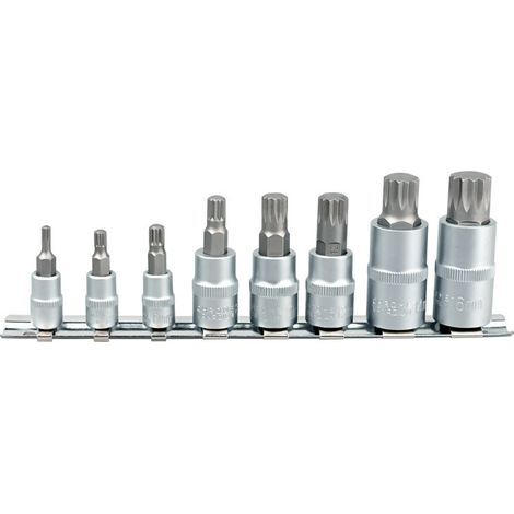 Rallonge ensemble de 8 pièces manchon de lot de pression impérial mâle manchon 4 - 16mm manchon spécial pour clé - 1pcs (1/5)