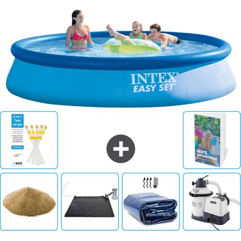 Intex Piscina Easy Set Rotonda - 396x84 cm - 7-pezzi  S69