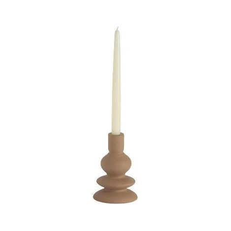 ANDREA HOUSE AX24041 Candelabro Cerámica Marrón Ø11X16Cm - ref: AX24041