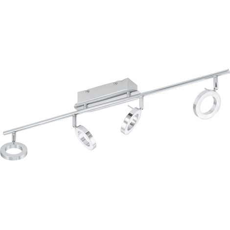 Lampe de plafond Naudella Chrome à 4 lumières - 31362