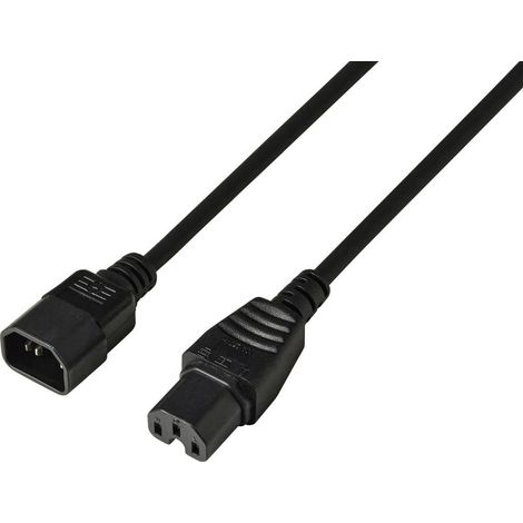 Sygonix SY-7154268 alimentation Cordon électrique noir 3.00 m (1/3)