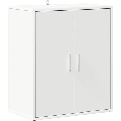 Maison Exclusive - Scarpiera Bianca 60x35x70 cm in Truciolato