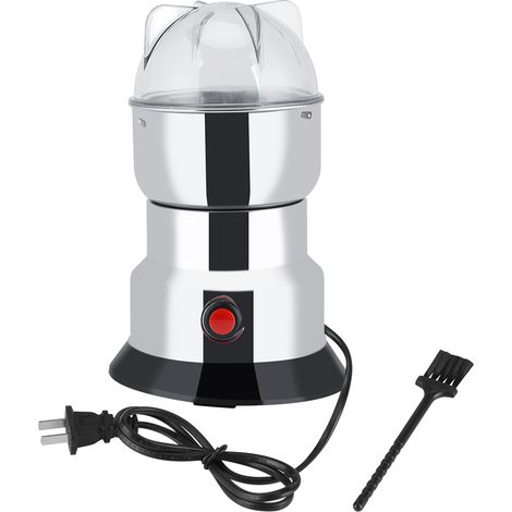 Moulin À Café Électrique - 220 V - Lames En Acier Inoxydable - Pour Grains De Café Épices Noix Et Herbes - 1 Pièce (1/5)