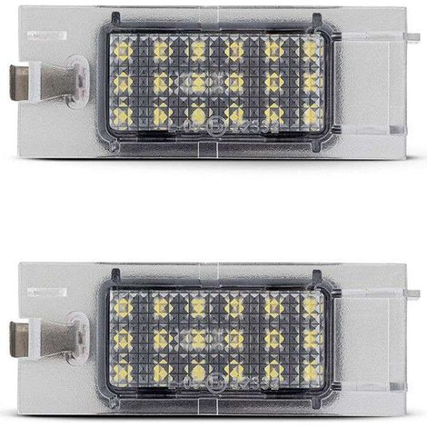 KIT LUCI TARGAA LED COMPATIBILE CON SEAT / ALTEA / 5P + AROSA / 6H + CORDOBA / 6K / 6L / 1997-2009 Canbus smd plafon / VETRO TRASPARENTE
/ LED 6000K EFFETTO XENON / CAN-BUS, PLUG AND PLAY (1/5)