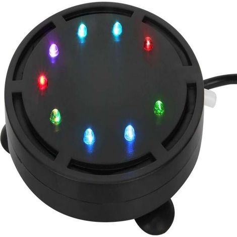 Lampe À Bulles Pour Aquarium - 12,5 cm - Fonction Éclairage RGB Et Aération Intégrée - Pour Aquariums D'eau Douce Et Eau De Mer - 1 Pièce (1/5)