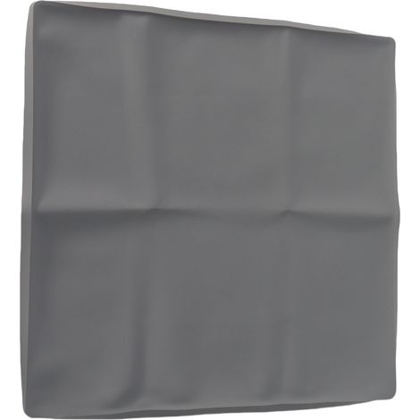 Tapis protege dessus lave linge seche linge silicone 60x60cm anti poussiere anti liquide pour buanderie gris lot de 1 (1/5)