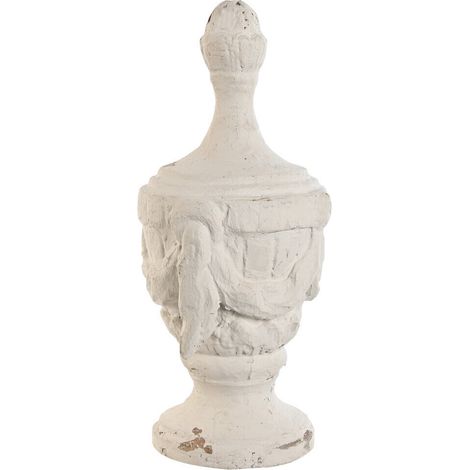 Decoracion Resina 23X23X51 Decape Blanco (1/3)