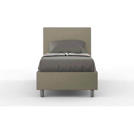 Cama individual contenedor 80x190 lamas moderna para niños Adele S - Marrón (1/5)