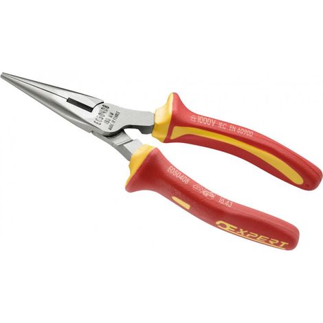 Flachrundzange VDE 1000V 160m EXPERT E050408