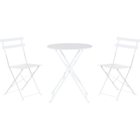 Mesa Set 3 Metal 60X60X71 Blanco (1/5)