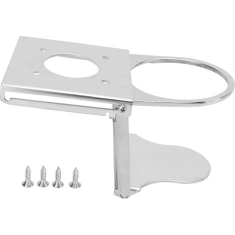Klappbarer Getränkehalter aus Edelstahl für Wohnmobil/Boot – mit Befestigungsring, Flaschenhalter für Anhänger/Yacht/LKW (1/5)