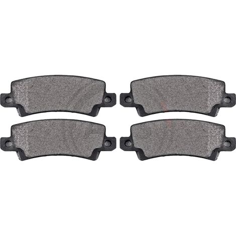 KIT PASTIGLIE FRENO POSTERIORI compatibile con TOYOTA COROLLA STATION WAGON (E12) / PASTIGLIE FRENANTI AUTO OEM P 83 065 P 83 052, / SOSTITUZIONE DIRETTA / BASSA POLVERE / SILENZIOSO (1/4)