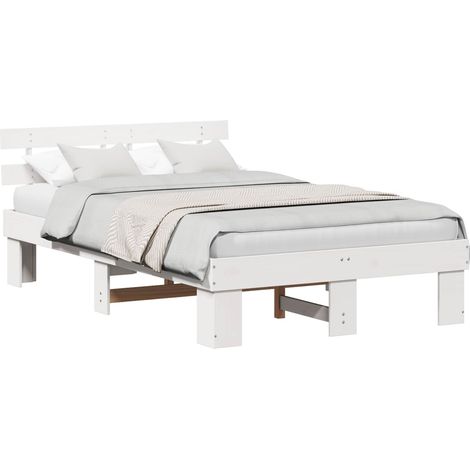 Maison Exclusive - Estructura de cama 135 x 190 cm Madera de pino