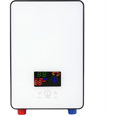 Sjlerst – Chauffe-eau instantané 6500W – Tension 220V – Protection surchauffe et chauffage à sec – Écran LED – Installation facile avec accessoires (1/5)