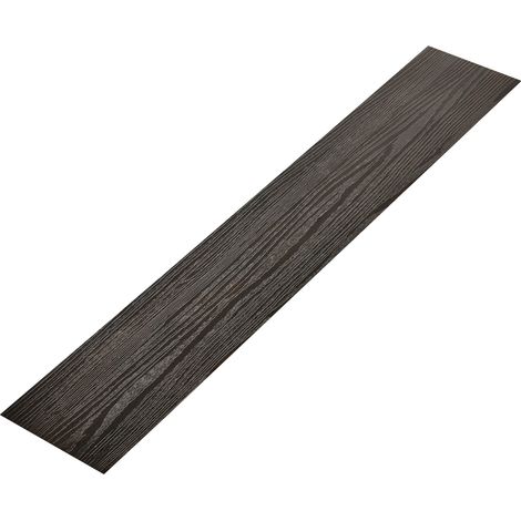 Tableros laminados de vinilo PVC 7 piezas 0975 m² madera oscura wengué madera wengué 030007210