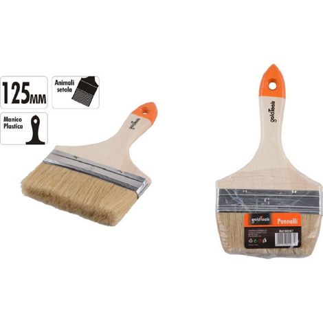 Kaela - Pennello Piatto Da 5" 125 Mm Pennellessa Per Pittura Verniciare Dipingere 90267 -