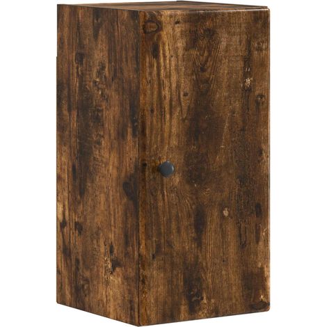 Armario de pared para baño BREDA Roble Ahumado 30 x 31 x 59 cm vidaXL (1/5)