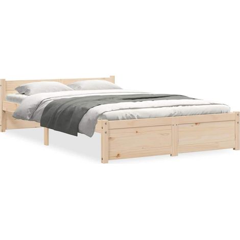 Maison Exclusive - Giroletto in Legno Massello 120x190 cm Small Double (1/5)