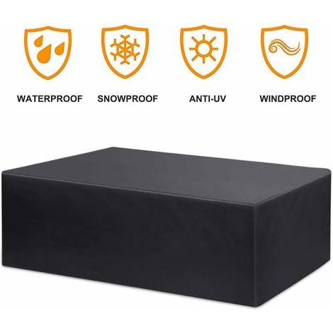 Housse de mobilier de jardin Table de jardin étanche Housse de protection pour coin salon de mobilier de jardin Capot respirant Mobilier de jardin pour sièges Tables de jardin et ensembles de meubles (1/5)